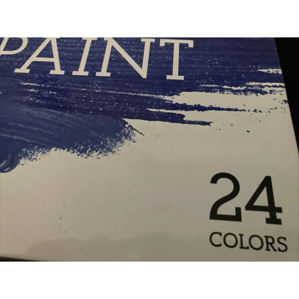 TBC The Best Crafts 24 Tubes of 4 Oz Premium Acrylic Paint Set ~NEW